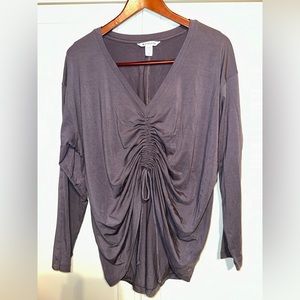 Athleta Crossover Ruched Top